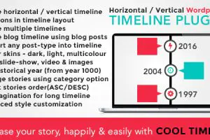 Cool Timeline Pro v.5.2 – WordPress 时间线插件下载