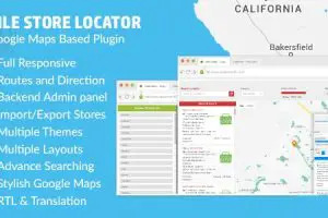 Store Locator (Google Maps) For WordPress v5.1.8 谷歌地图插件破解版下载