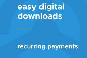 Easy Digital Downloads Recurring Payments 2.13.8 拓展插件下载