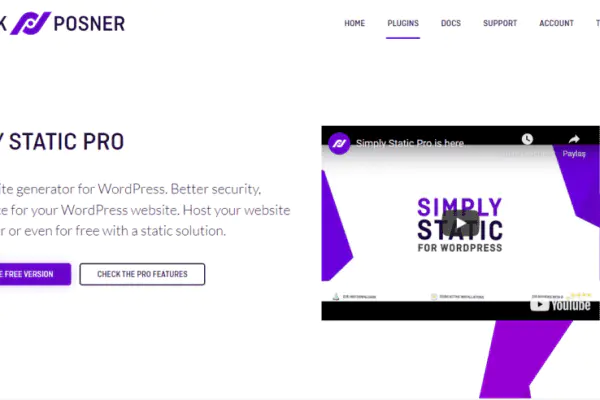 Simply Static Pro v1.6.7.1 静态站点网页静态化插件下载