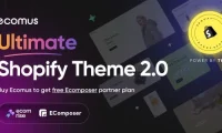 (独家)Ecomus v2.2.0 Ultimate Shopify OS 2.0 Theme 主题下载