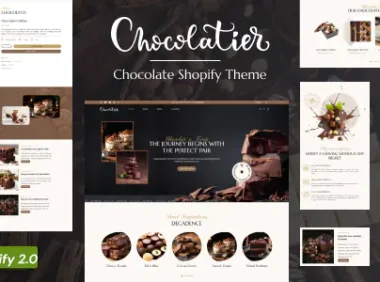 Chocolatier 1.0 – 巧克力商店 Shopify 主题下载