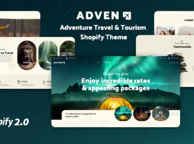 Advenx 1.0 – 探险商店,旅游 Shopify 主题下载