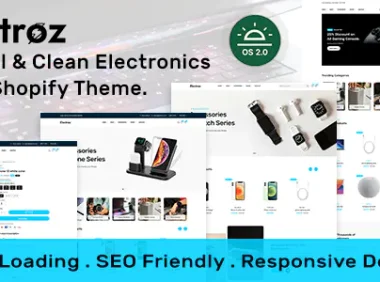 Electroz 1.0 – 简约干净的电子产品商店 Shopify 2.0 主题