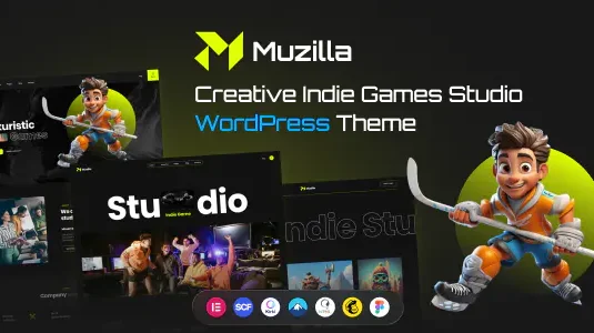 Muzilla v1.0 – 创意独立游戏工作室 WordPress 主题下载