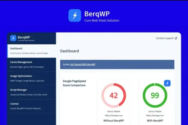 BerqWP v2.2.62 WordPress自动一体化页面速度优化插件下载