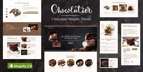 Chocolatier 1.0 – 巧克力商店 Shopify 主题下载