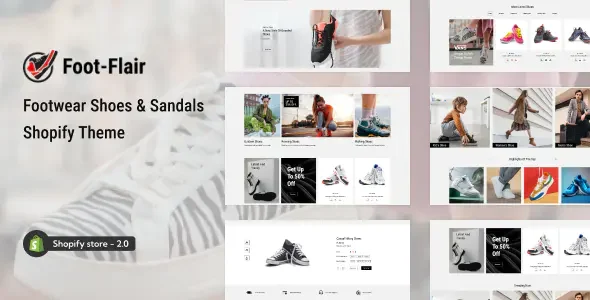 FootFlair 1.0 – 鞋类，鞋店 Shopify 主题下载