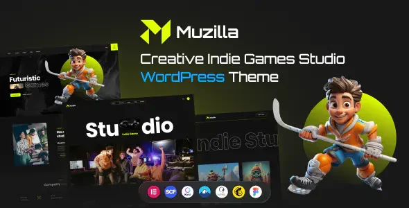 Muzilla v1.0 – 创意独立游戏工作室 WordPress 主题下载