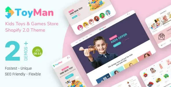 (亲测)ToyMan v1.0 – 儿童玩具和婴儿商店 Shopify 2.0 主题下载 Shopif