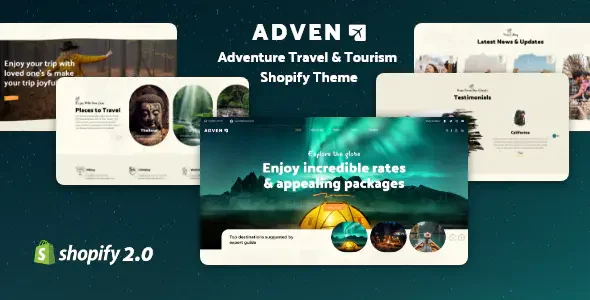 Advenx 1.0 – 探险商店,旅游 Shopify 主题下载