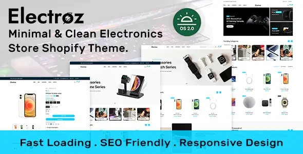 Electroz 1.0 – 简约干净的电子产品商店 Shopify 2.0 主题