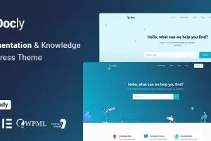 Docly GPL v2.3.1 – 带有 bbPress 文档和知识库在线帮助中心WP主题下载
