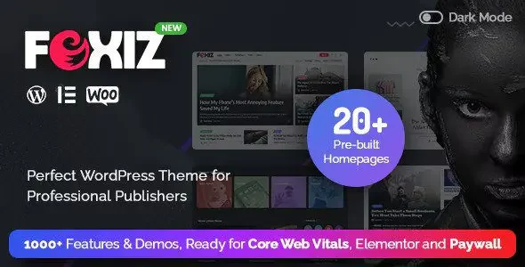 Foxiz v2.7.0 WordPress 报纸和杂志主题下载