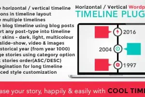Cool Timeline Pro v.5.2 – WordPress 时间线插件下载