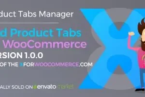Add Product Tabs for WooCommerce v2.1.2 产品tab标签自定义管理插件下载