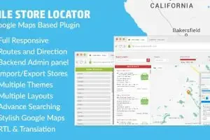 Store Locator (Google Maps) For WordPress v5.1.6 谷歌地图插件破解版下载