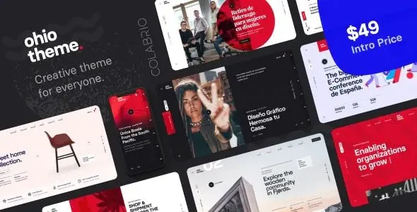 Ohio v3.6.4 – 创意组合和代理WordPress主题下载